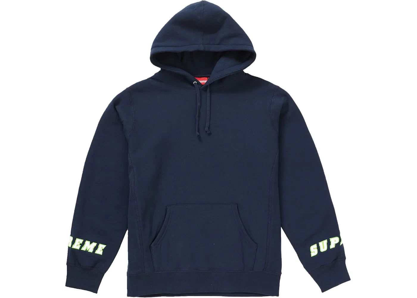 Мужской худи с принтом Supreme Hooded Sweatshirt, Navy