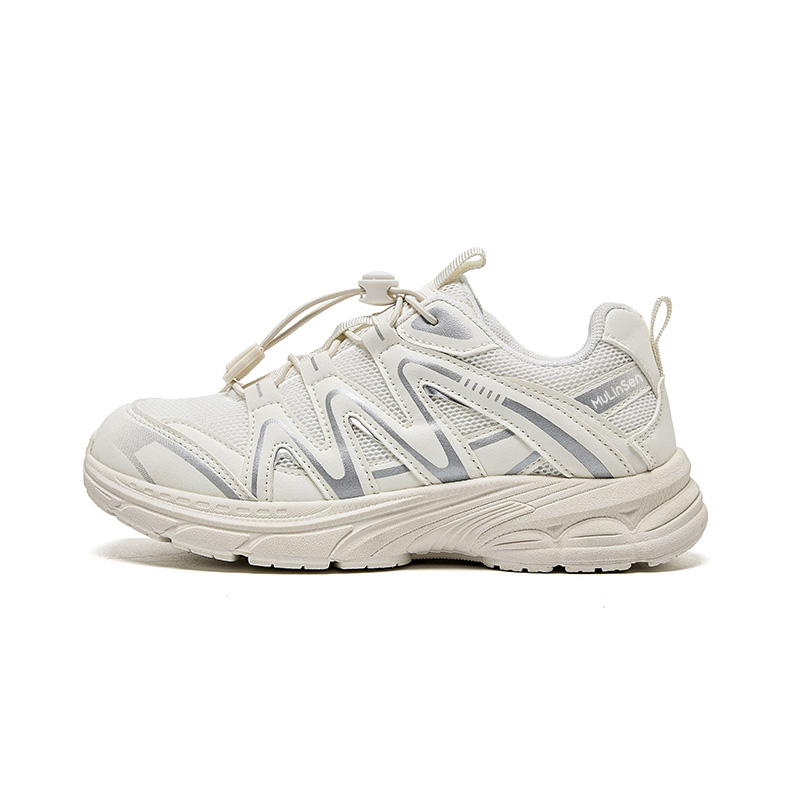 Mulinsen Женские бежевые кроссовки Low Top Chunky, цвет Beige