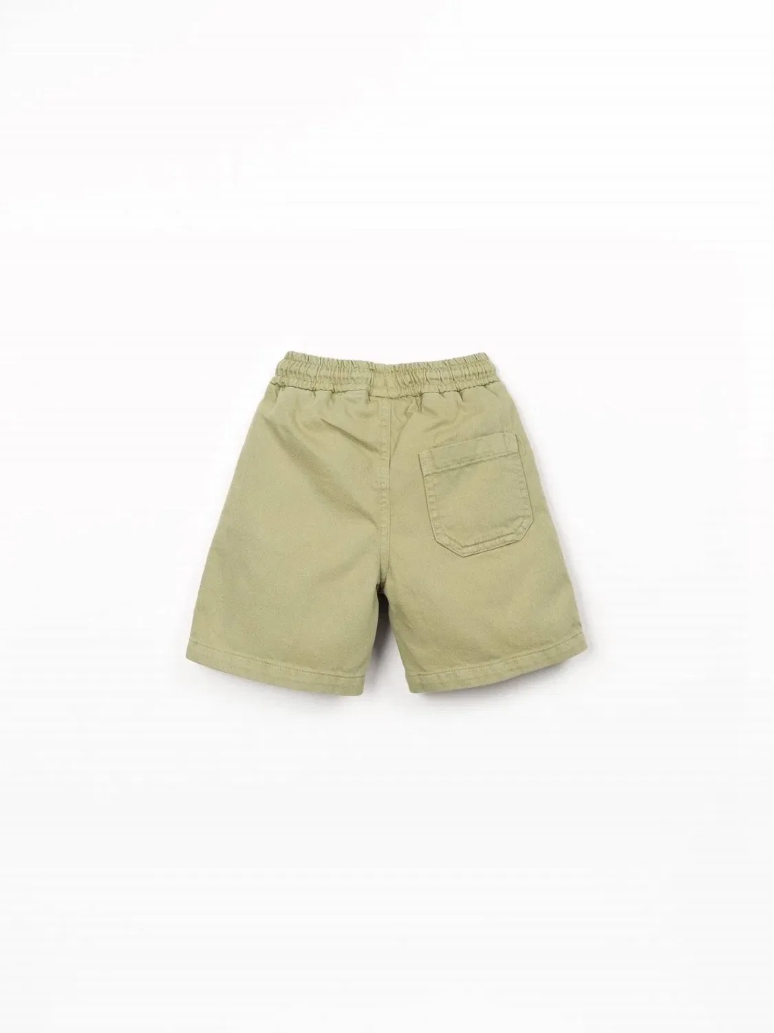 Детские шорты для мальчиков на кулиске хлопковые Play Up, Khaki Green — фото 2
