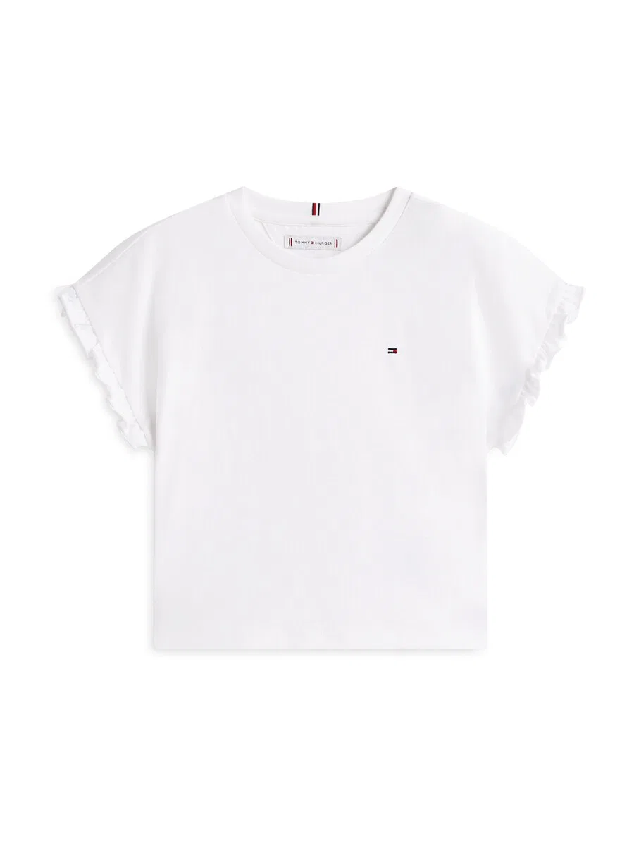 Детская футболка 'ESSENTIAL' белого цвета Tommy Hilfiger Kids