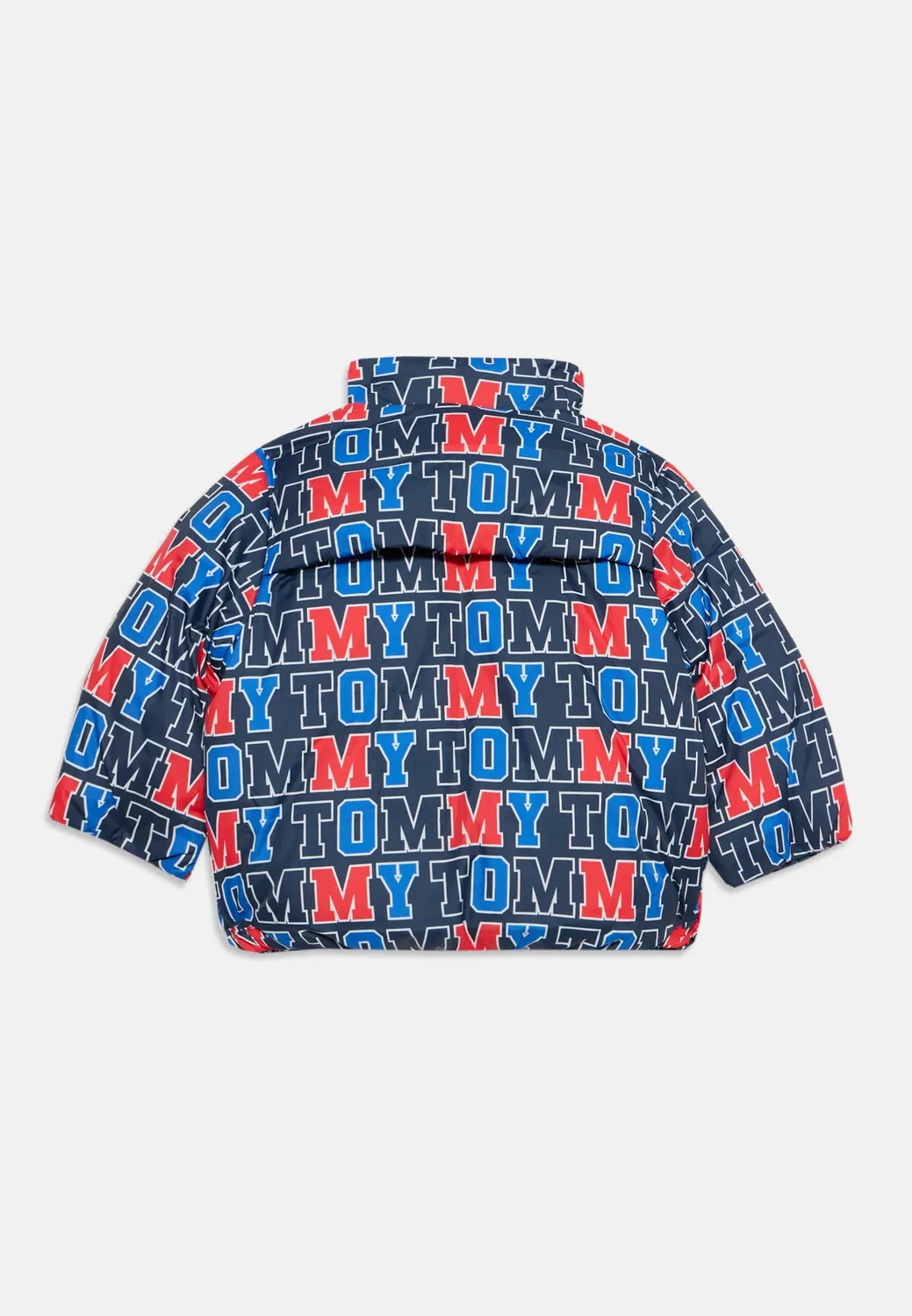 Складной пуховик унисекс - зимняя куртка Tommy Hilfiger, Dark Blue Letter — фото 2
