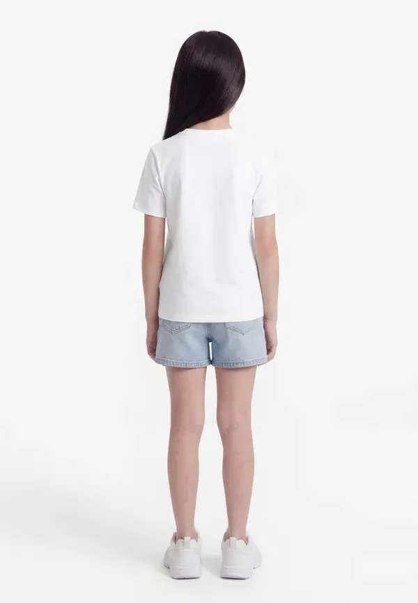Комплект из 3 футболок с принтом, хлопок, Mm6 Maison Margiela, Topaz Blue/White/Black, белый/черный/синий — фото 2