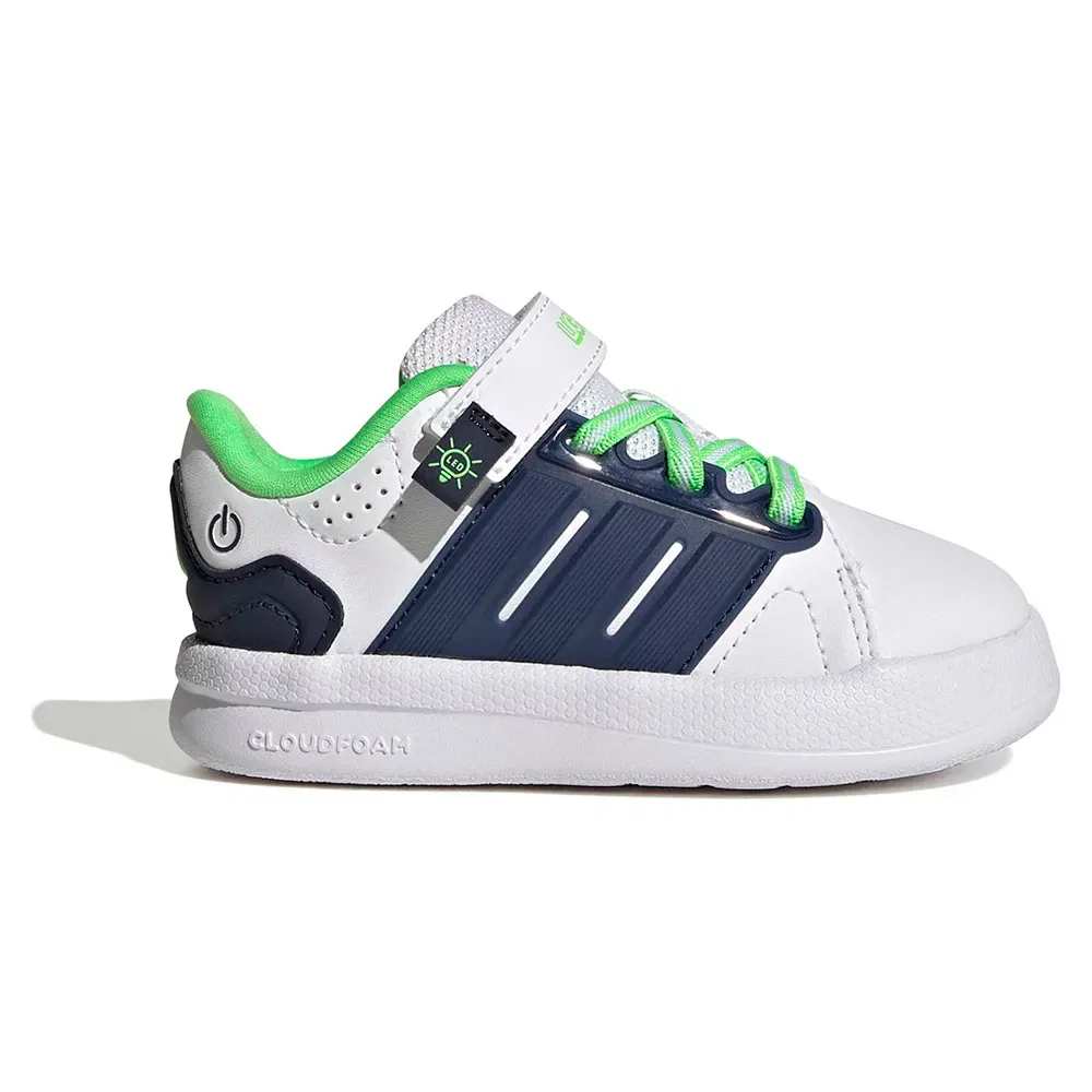 Кроссовки детские Lightorama Court Adidas, белый