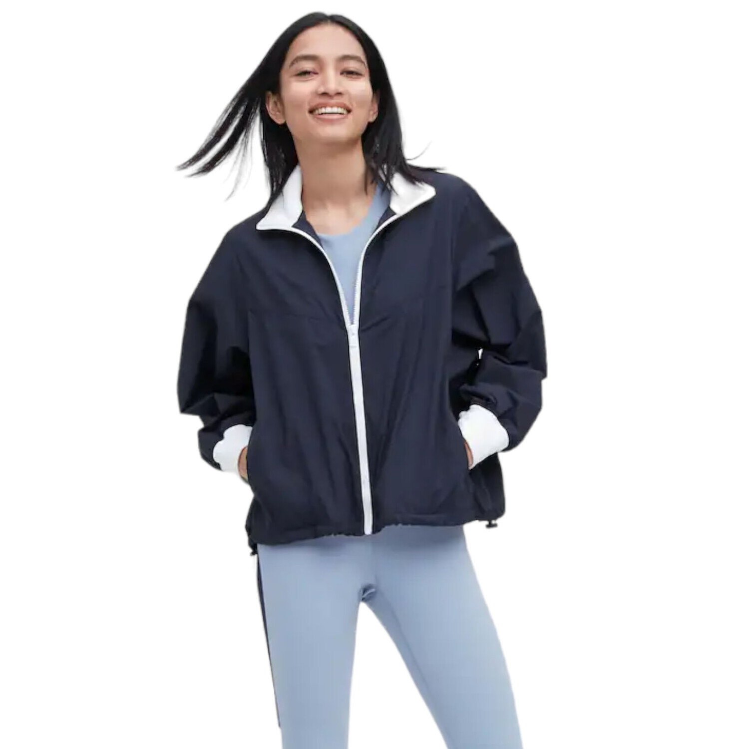 Спортивная куртка Uniqlo x JW Anderson Ribbed Casual, 69 синий — фото 2