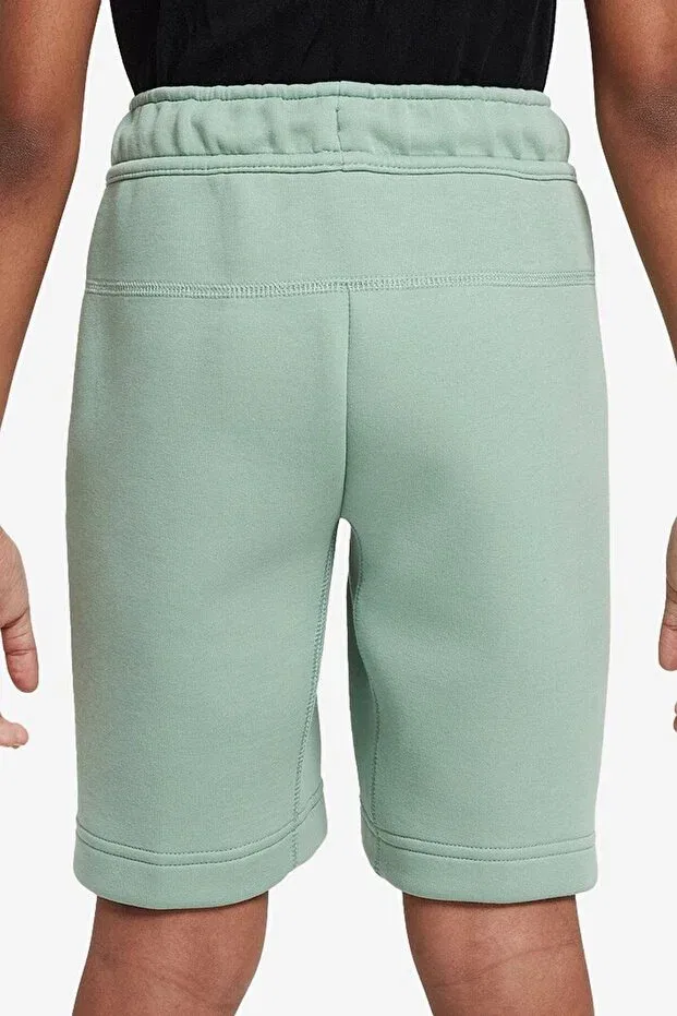 Детские шорты для девочек с технологией Windproof Sportswear Tech Fleece Nike, Green — фото 2