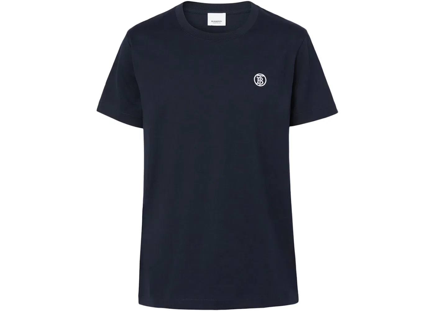 Мужская футболка с принтом Burberry Monogram Motif T-shirt, Caol Blue/White