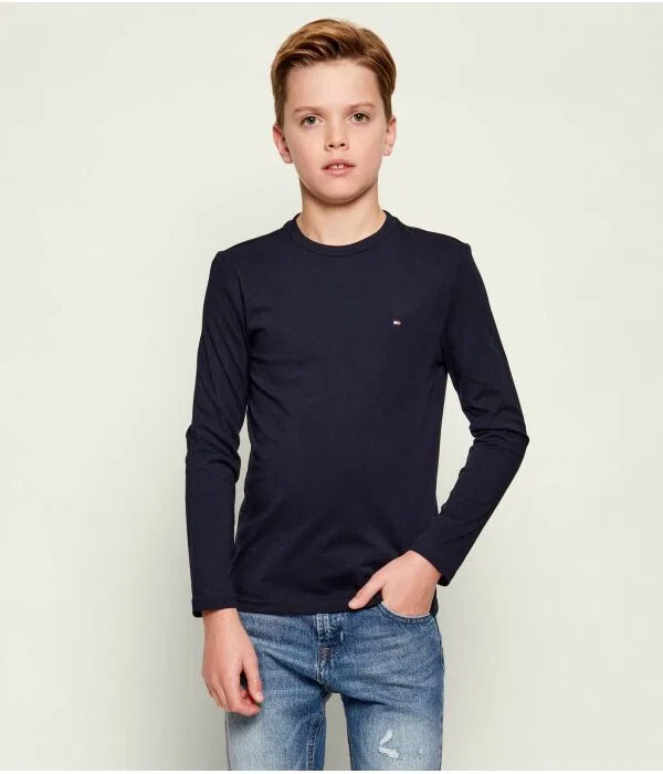 Детский комплект лонгсливов 2-Pack Relaxed Fit Tommy Hilfiger, зеленый — фото 3