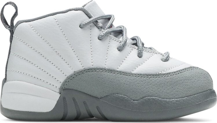 

Кроссовки Air Jordan 12 Retro TD Cool Grey, серый