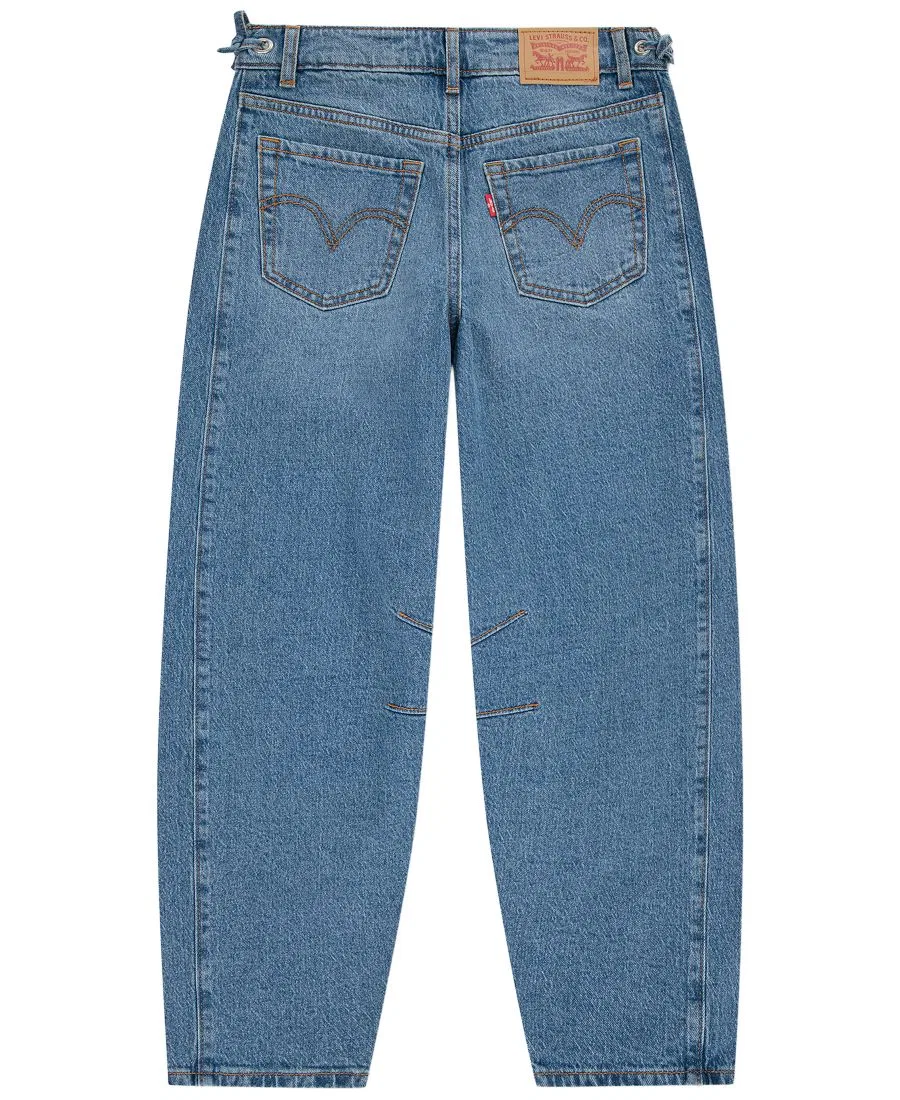 Джинсы с завязкой на талии и расклешенными штанинами Middy Balloon Leg Levi's, Polaroid — фото 2