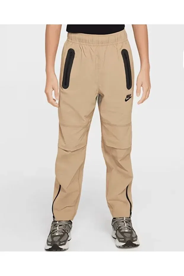 Детские спортивные штаны для девочек с принтом Nike, Beige