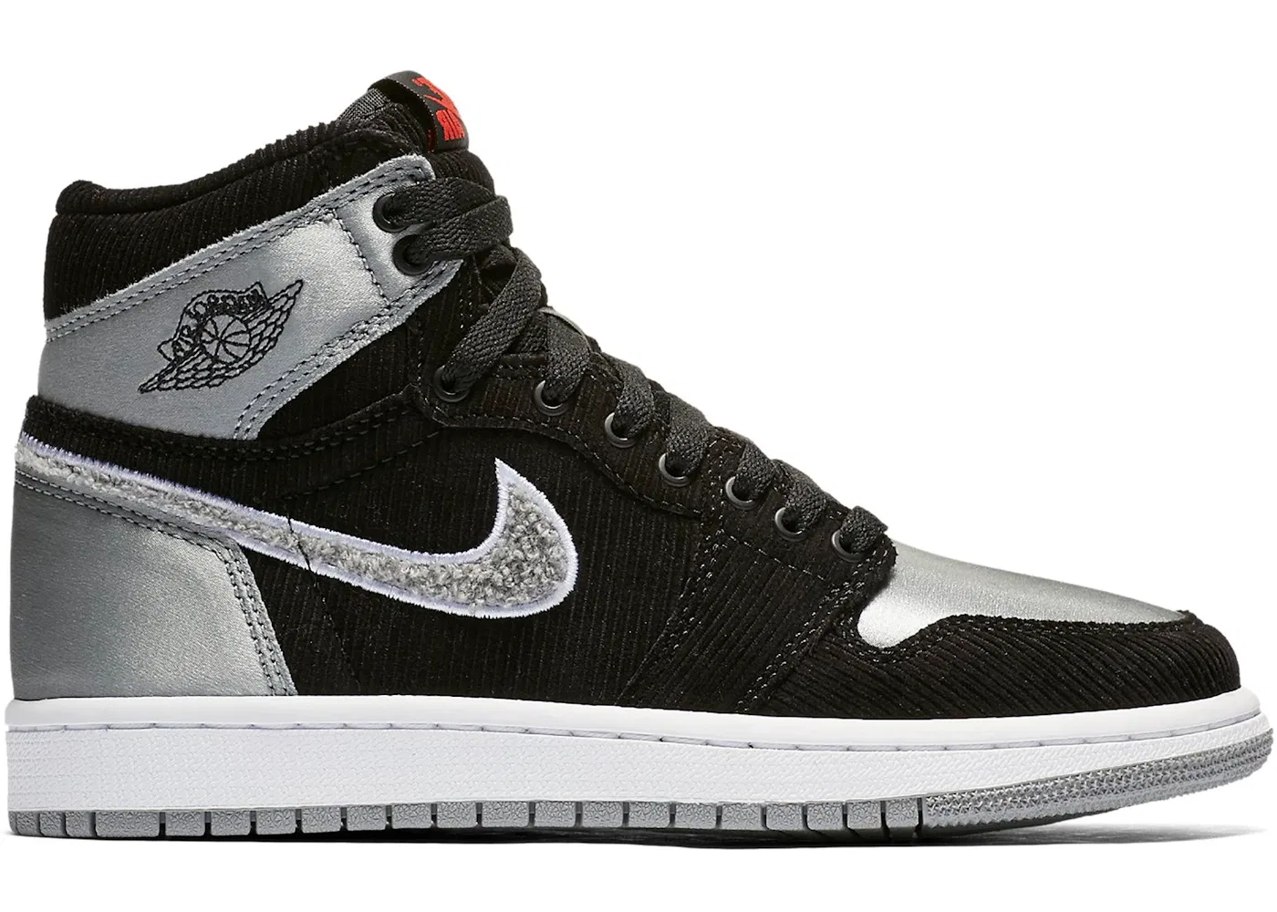 Детское кроссовки Lifestyle Jordan 1 Retro High Aleali May Shadow Jordan, Black/Shadow Grey-White