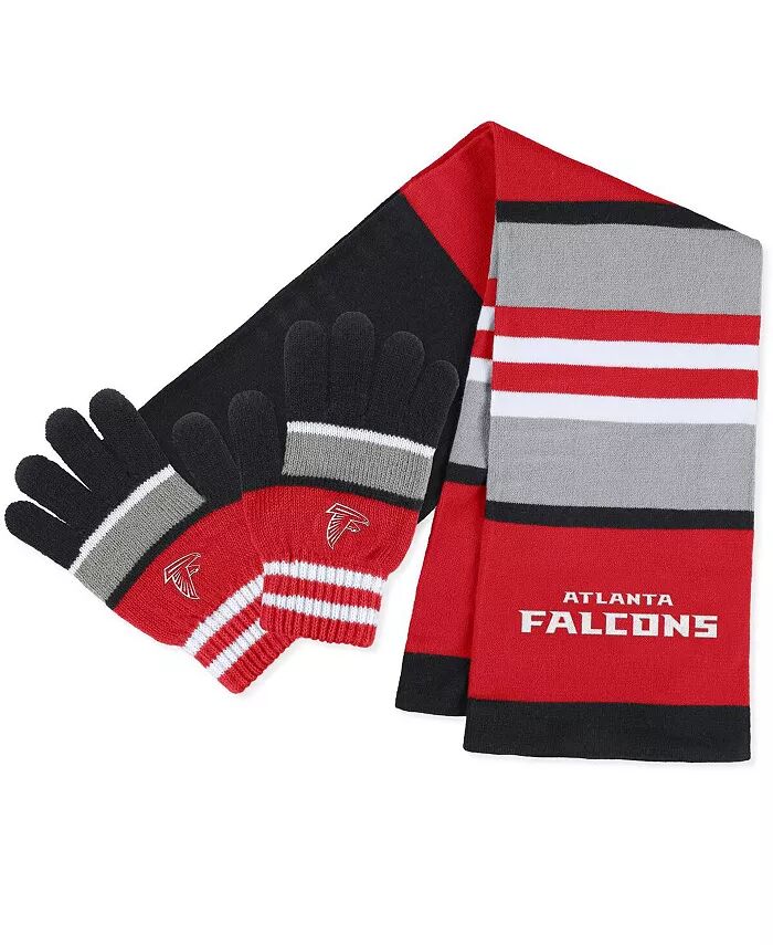 

Женский комплект перчаток и шарфа Atlanta Falcons Stripe WEAR by Erin Andrews