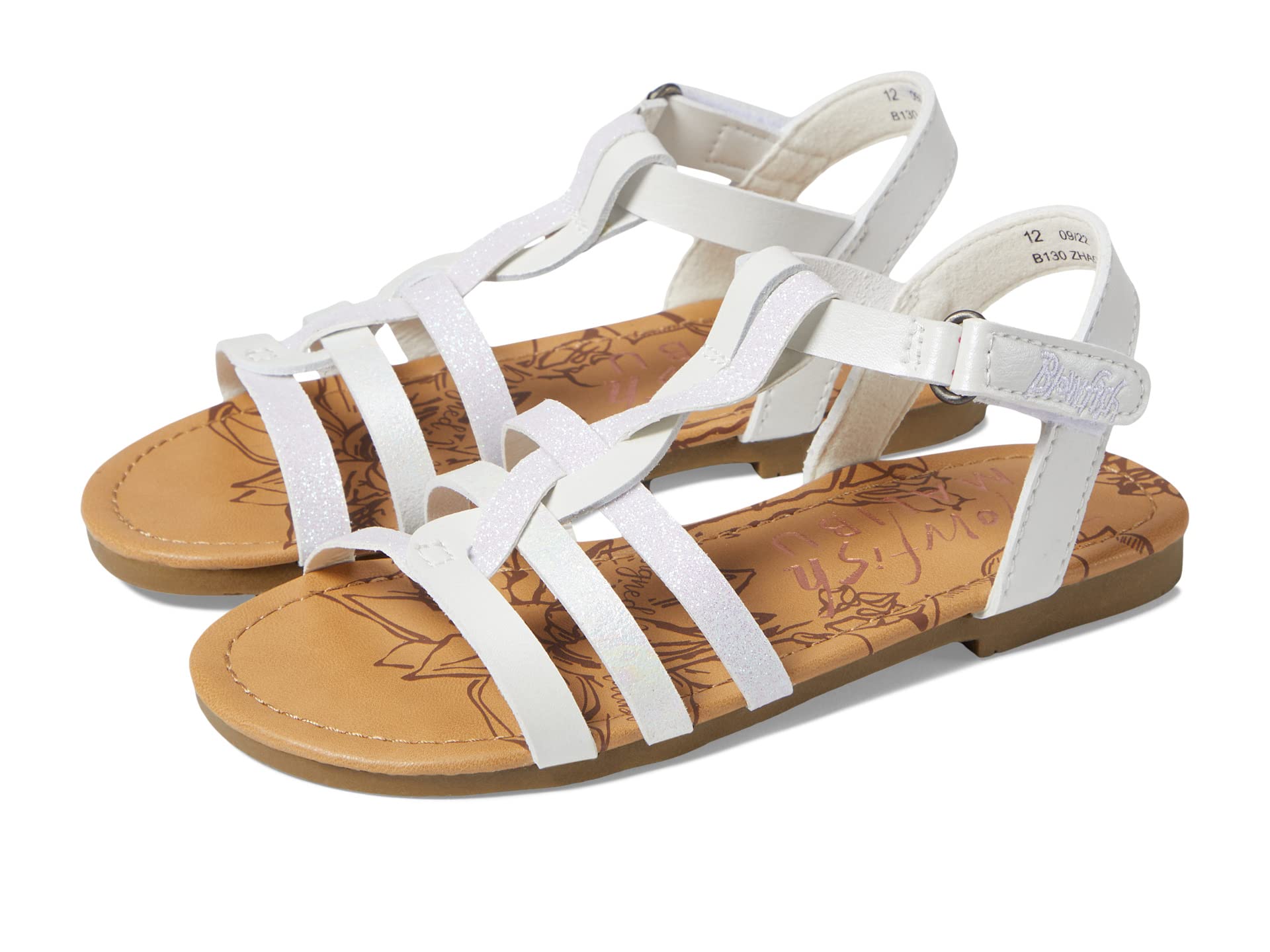 

Сандалии Blowfish Malibu Kids Sabini-T, White Sandy Sugar/Pearl White Die Cut