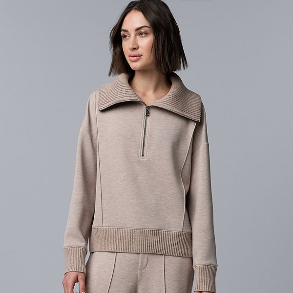 

Женский свитер из смешанных материалов scuba Simply Vera Vera Wang
