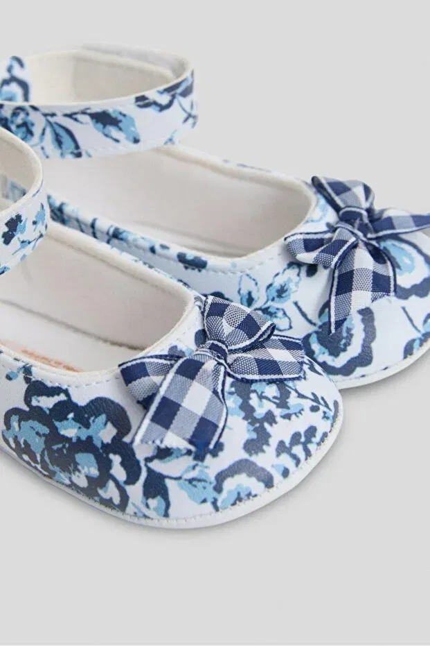 Детские пинетки для девочек с узором Gb Baby, Patterned — фото 3