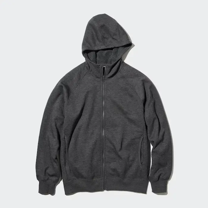 

Толстовка на молнии Uniqlo Heattech, 08 темно-серый