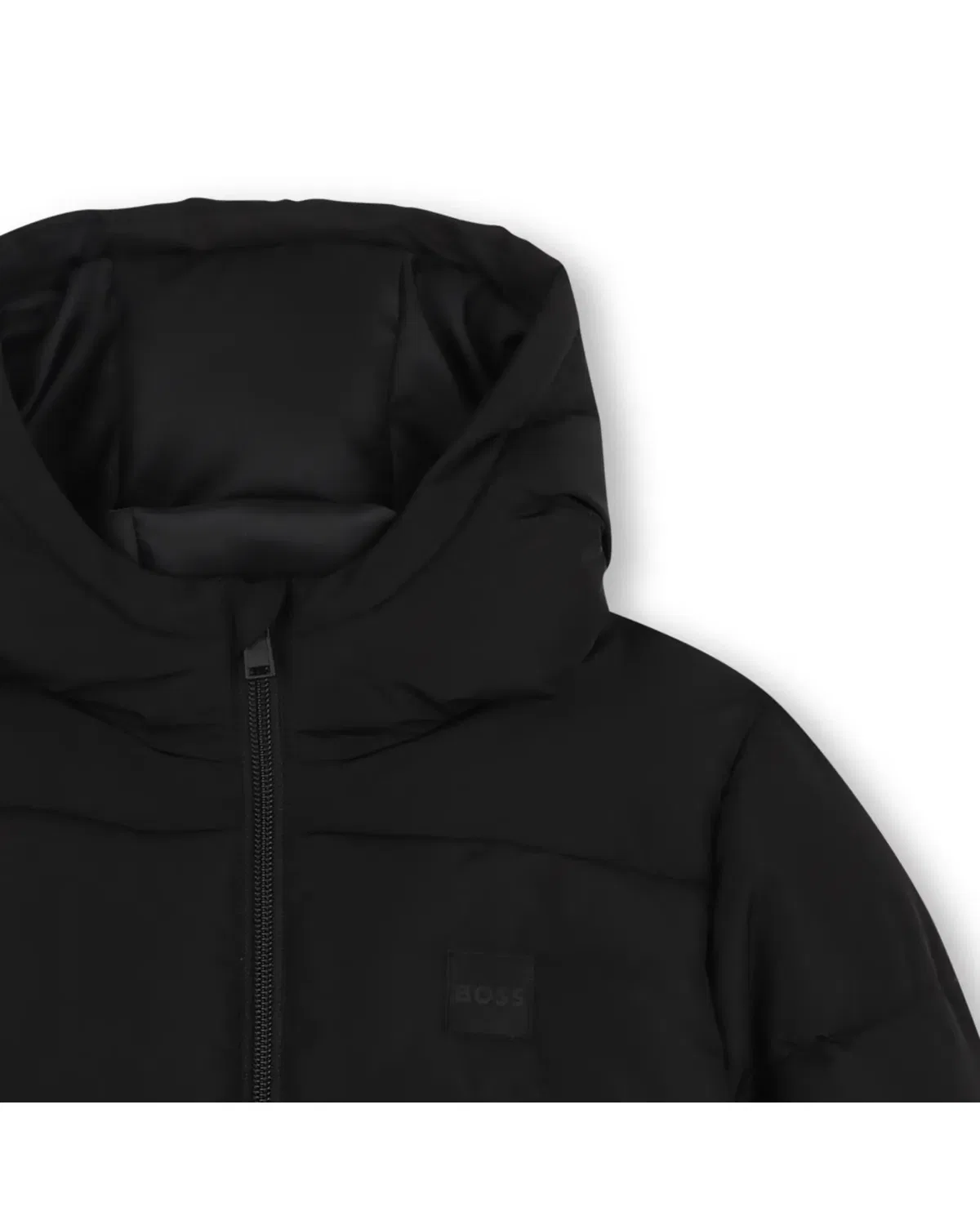 Детская куртка для мальчиков стеганая BOSS Kidswear, Negro — фото 2