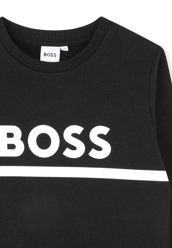 Толстовка Boss Kidswear, черный — фото 3