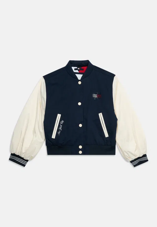 Куртка с принтом Jacket back Tommy Hilfiger, dark blue, темно-синий — фото 3