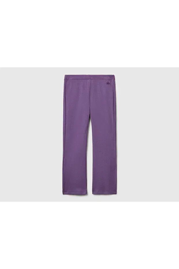 Детские леггинсы для девочек скинни с принтом United Colors Of Benetton, Purple