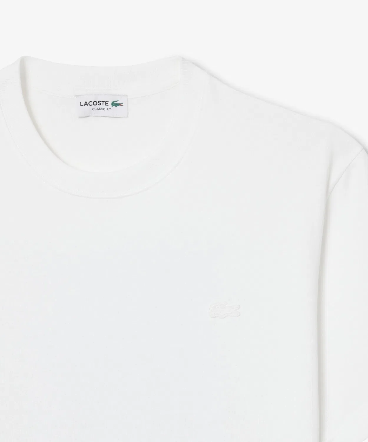 Мужская футболка с принтом Heavyweight Court Graphic Backprint LACOSTE, White — фото 3