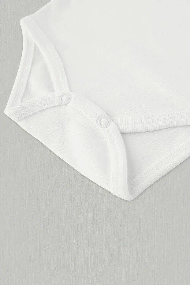 Детское боди для новорожденных с принтом Tuğbababy, White — фото 3