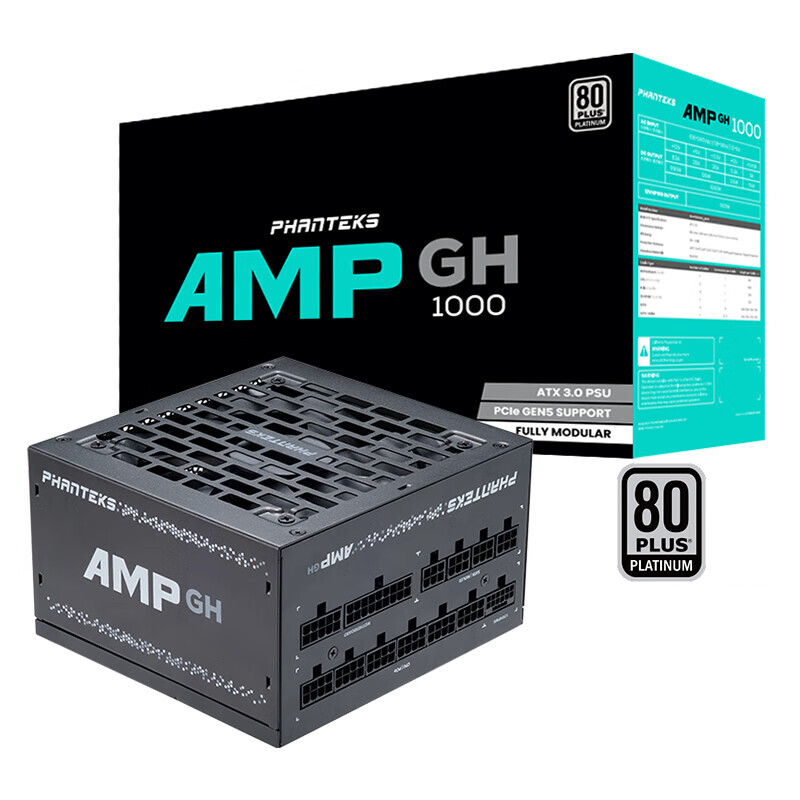 

Блок питания Phanteks AMP GH 1000W Platinum, 1000 Вт