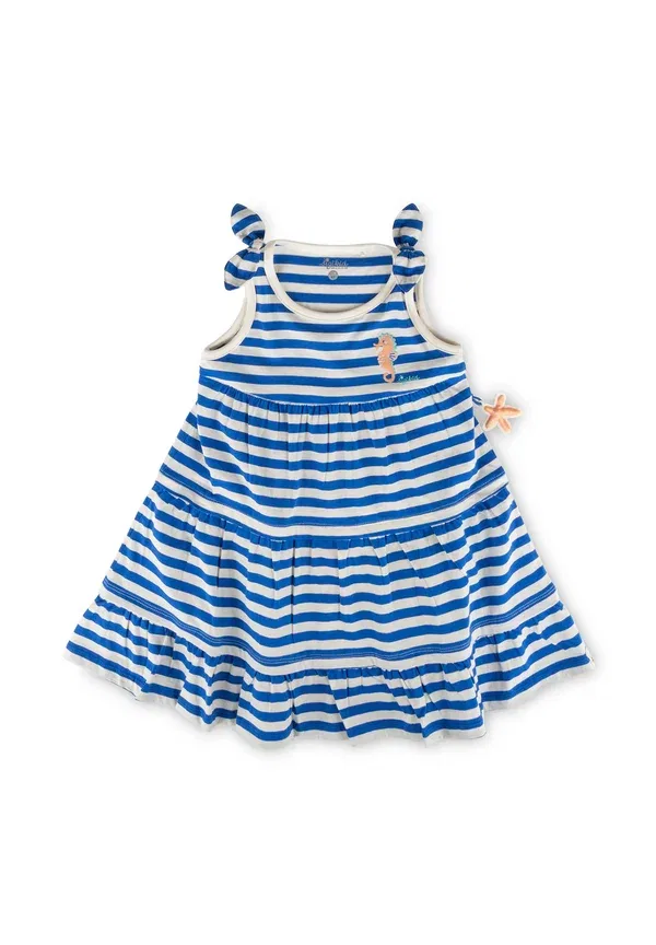 Платье хлопковое Jersey dress Sigikid blau weiß gestreift, сине-белый