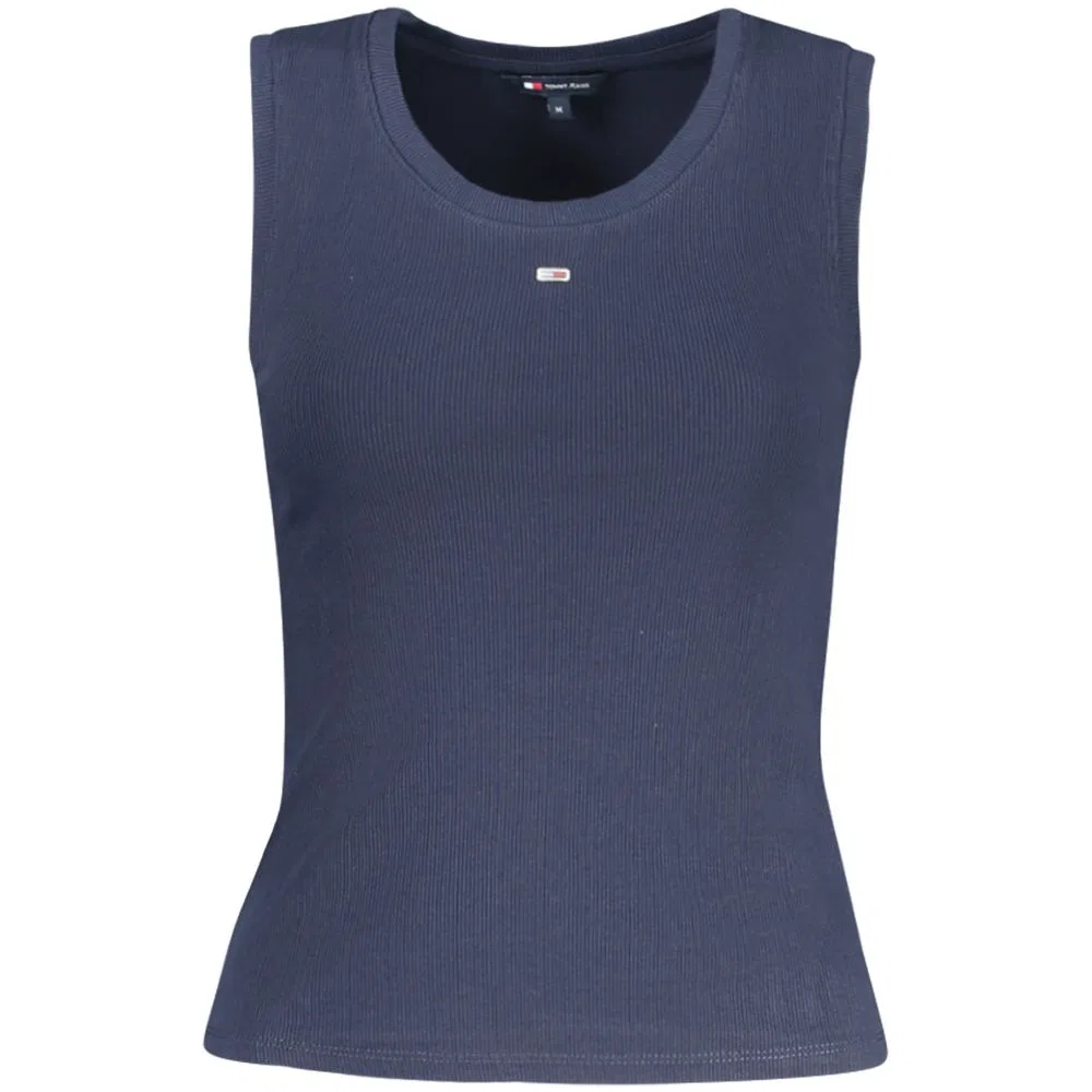 Женская хлопковая майка без рукавов Tommy Hilfiger, Blue
