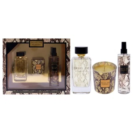 Набор парфюмерный Rachel Zoe Fearless, 3 предмета: EDP 100 мл, мист 300 мл, свеча 180 г