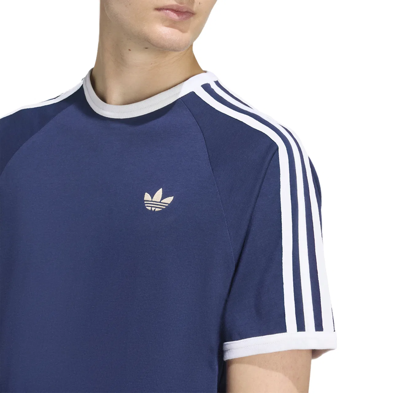 Футболка мужская 3-Stripes Adidas, цвет Night Indigo — фото 3