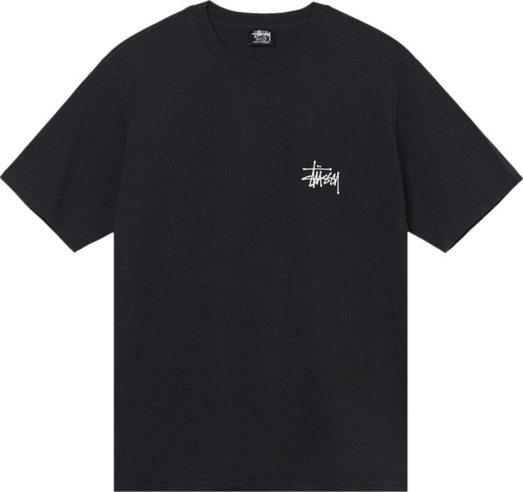 

Футболка Stussy Skull Wings Pigment Dyed Tee 'Black', черный