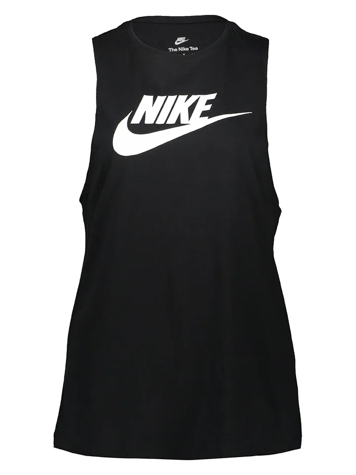 Топ черный Nike, черный