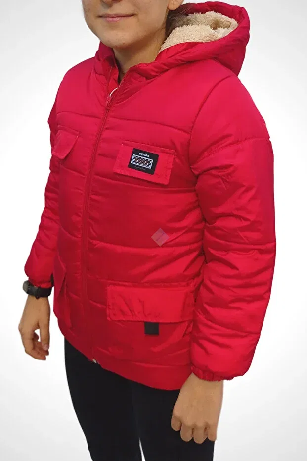 Детское пальто с капюшоном Trendall Butik, Red
