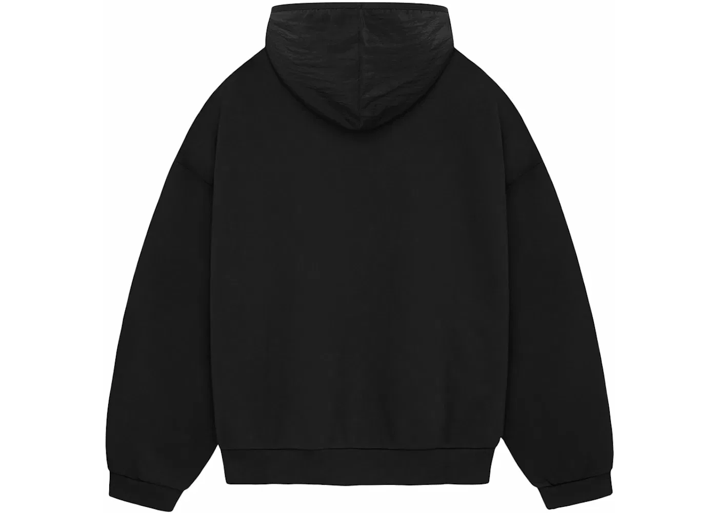 Мужская худи из нейлона и флиса с моделью Hoodie Fear of God, Jet Black Jet Black — фото 2