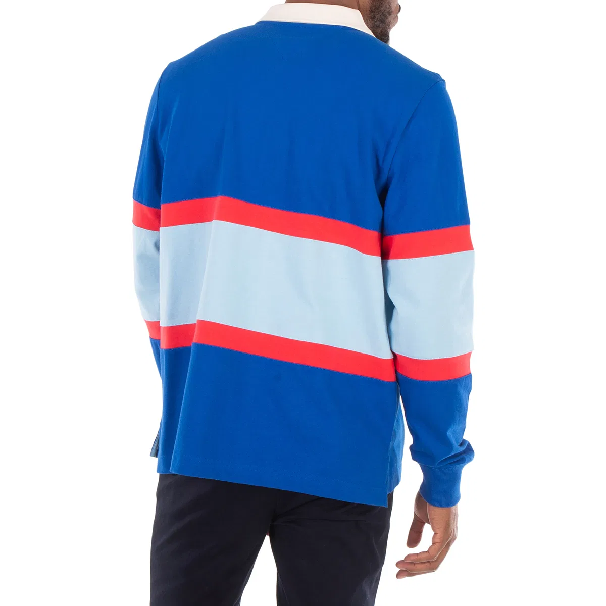 Рубашка поло с цветовой блокировкой Blockstripe Rugby Shirt Tommy Hilfiger, Multi — фото 4