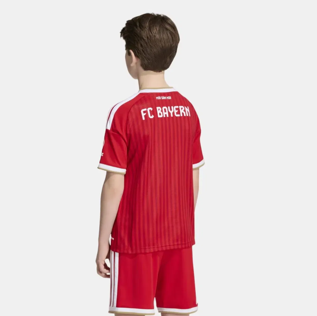Детская футболка для мальчиков Bayern Munich 2026/2027 adidas, Красный / Белый — фото 2