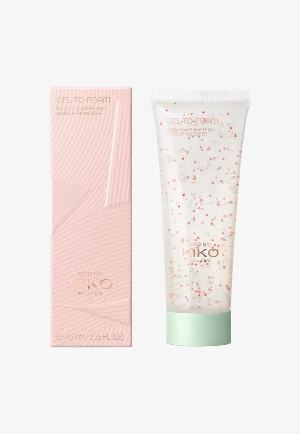 Очищающая пенка для лица и снятия макияжа Kind by Kiko в форме геля-пенки 75 мл Kiko Milano — фото 2