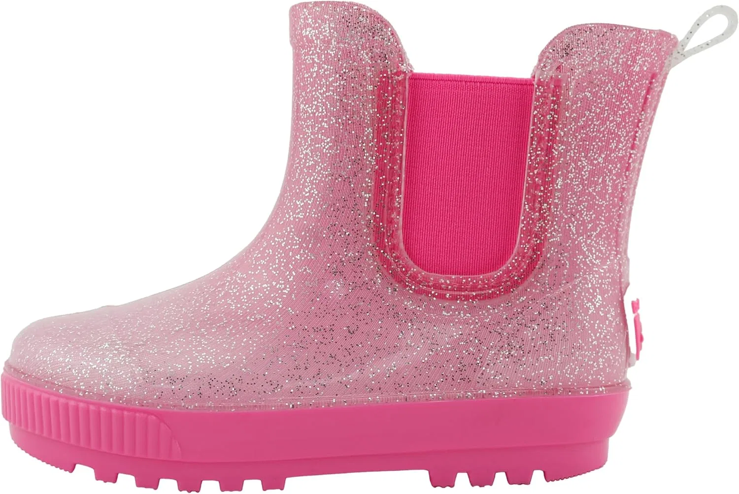 Детские резиновые сапоги Chelsea с принтом BEARPAW, Pink Glitter — фото 3