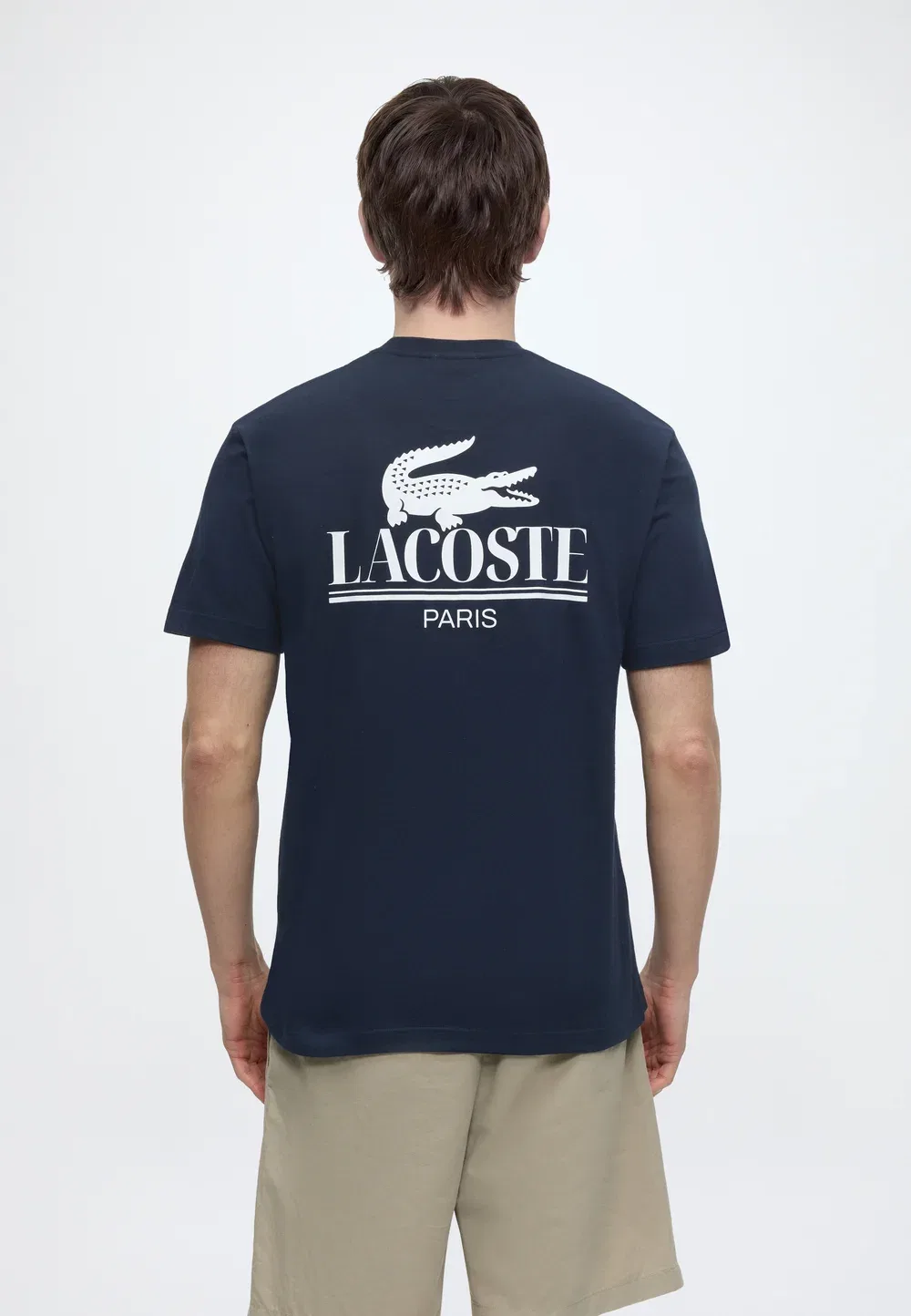 Футболка унисекс - футболка с принтом Lacoste, Navy Blue