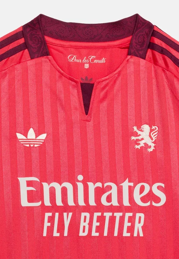 Олимпик Лион 26/27 выездная унисекс - спортивная футболка Adidas Originals, розовый — фото 4