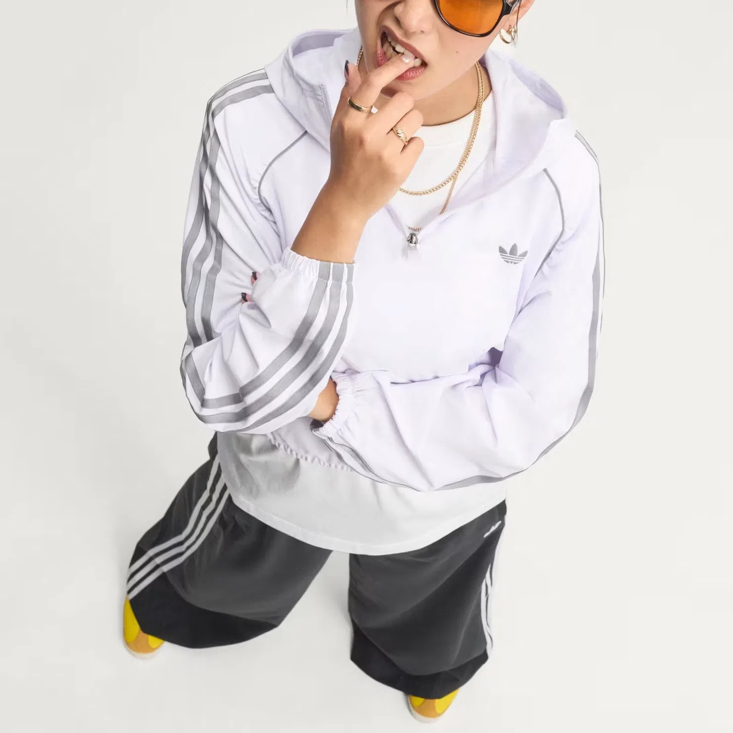 Женская куртка с капюшоном Frost Purple Adidas Originals, Frost Purple — фото 3
