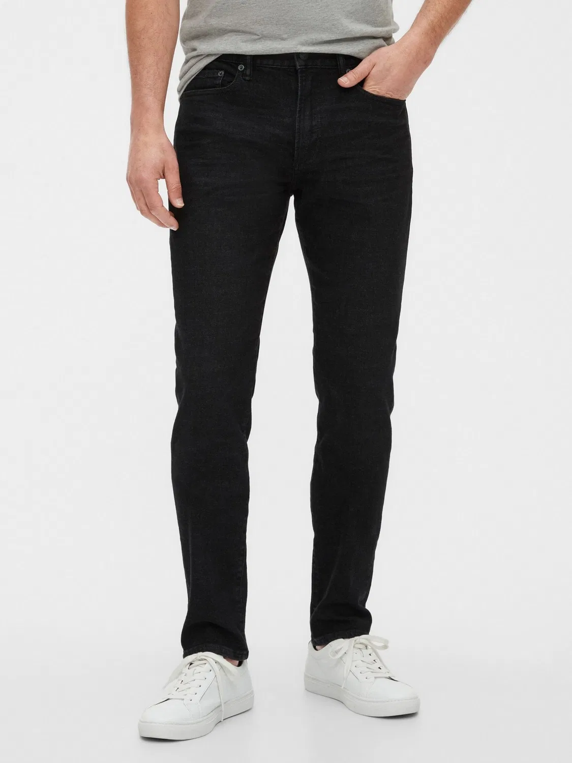 Джинсы Slim Fit Comfort Stretch Gap, черные