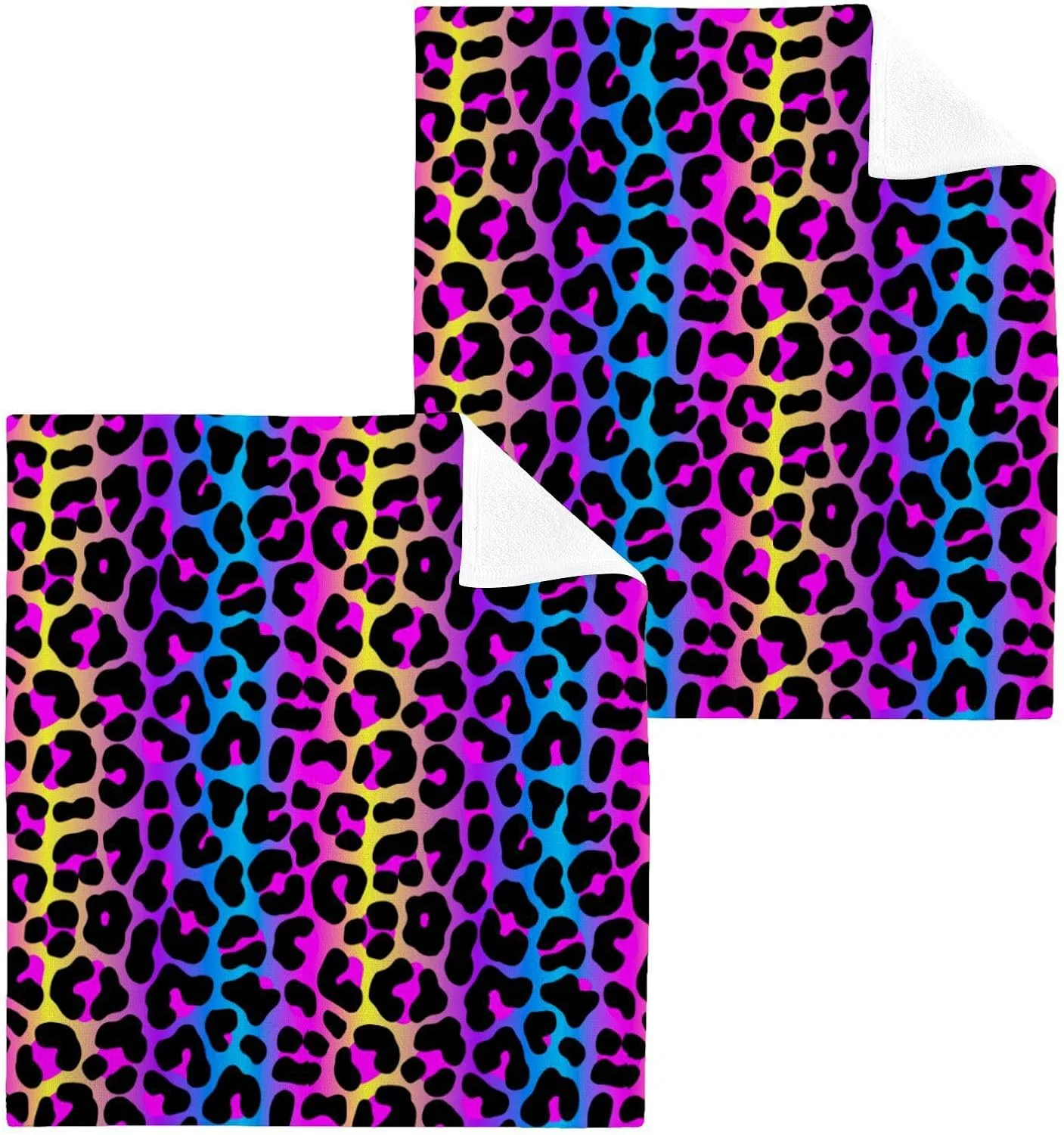Набор полотенец для лица ISAOA, 6 шт, 31x31 см, Colour 4