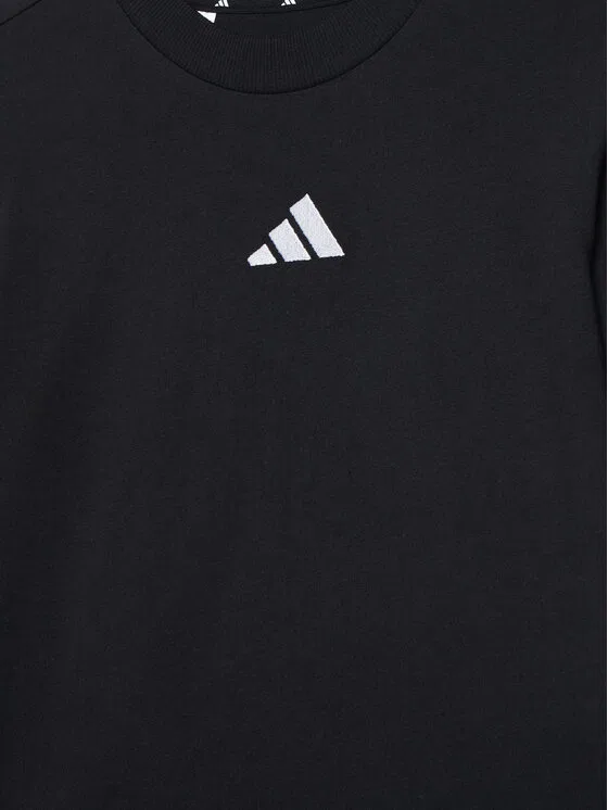 Футболка regular fit Essentials Adidas, черный — фото 3