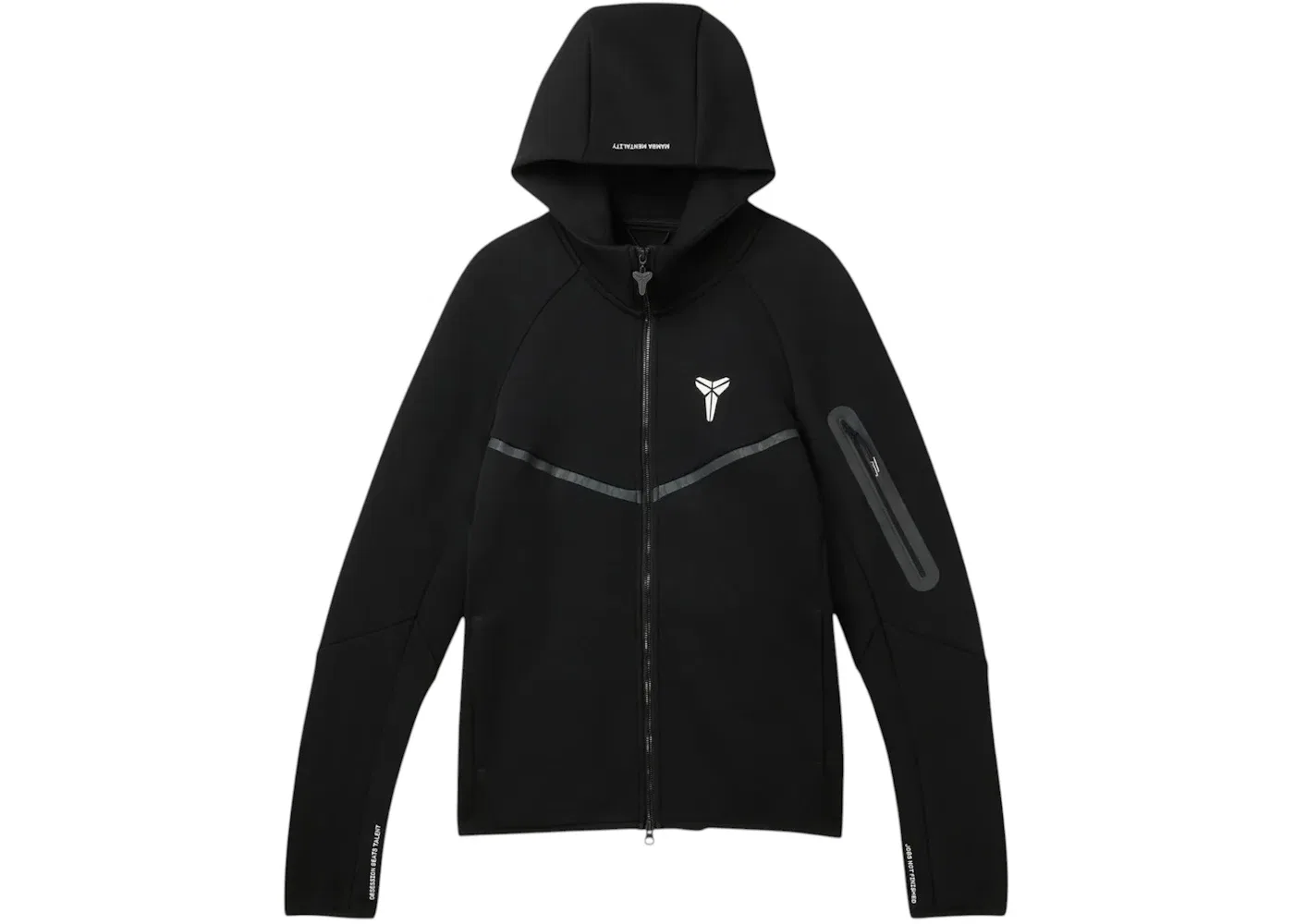 Мужская куртка-ветровка с технологией Tech Fleece Kobe Bryant Nike, Black/White