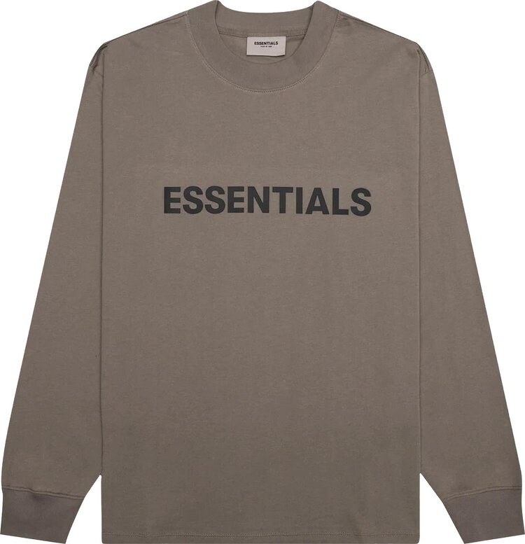 

Лонгслив Fear of God Essentials Long-Sleeve Tee 'Taupe', загар, Серый, Лонгслив Fear of God Essentials Long-Sleeve Tee 'Taupe', загар