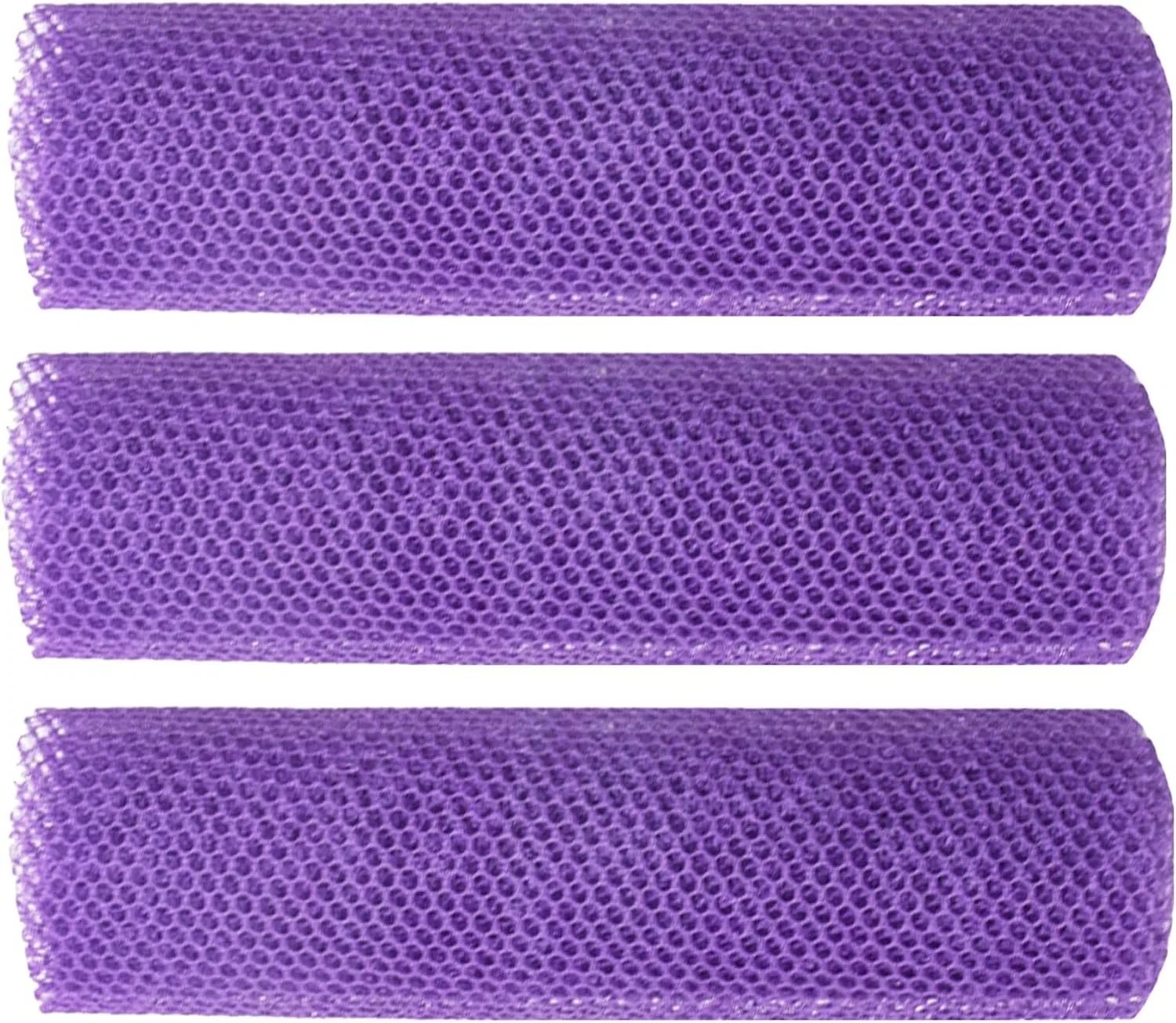 Мочалка африканская сетка из нейлона, 3 шт, 30x80 см, Purple Generic