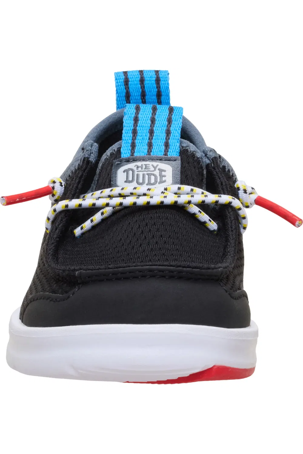 Детские туфли чукка водонепроницаемые на шнуровке Wally Hey2O Wander Mesh Slip-On Hey Dude, черный — фото 3