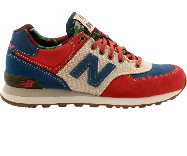 

Кроссовки New Balance 574, красный/синий
